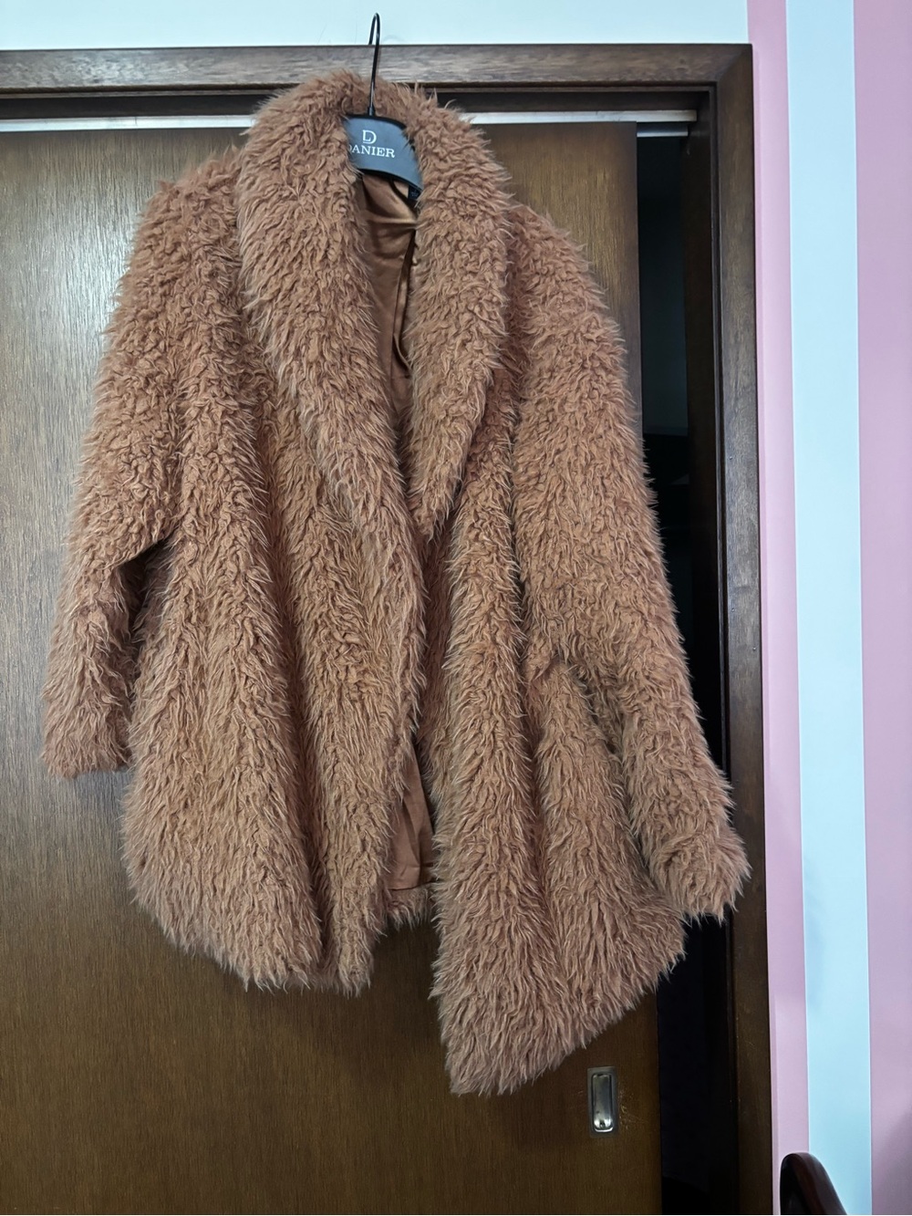 torrid Plush Teddy Jacket in Warm Brown